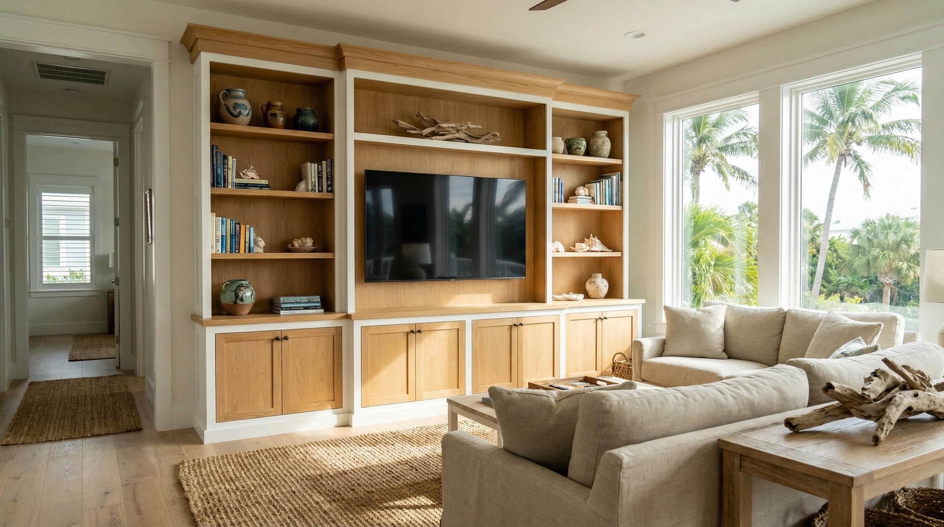Custom dressing room design and installation in Jensen Beach Treasure Coast Florida by Able Closets